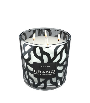 Maxi Scented Candle 1000 gr, Duftnote EBANO