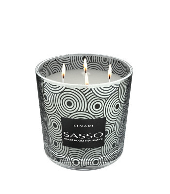 NEU - Maxi Scented Candle 1000 gr, Duftnote SASSO